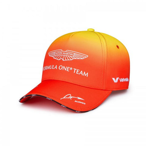 Casquette Aston Martin Alonso Barcelone Aramco Boss